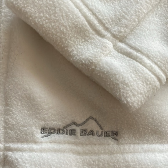 Eddie Bauer Women's White Full-Zip Fleece Jacket - Picture 7 of 10